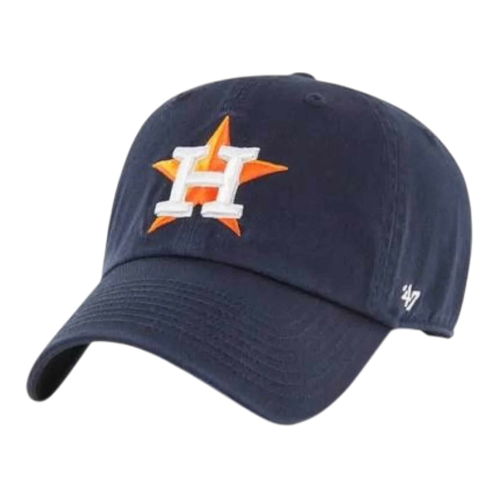 Smooth 47 Brand Clean Up Houston Astros Strapback Hat — Navy Adjustable Cap Luxury