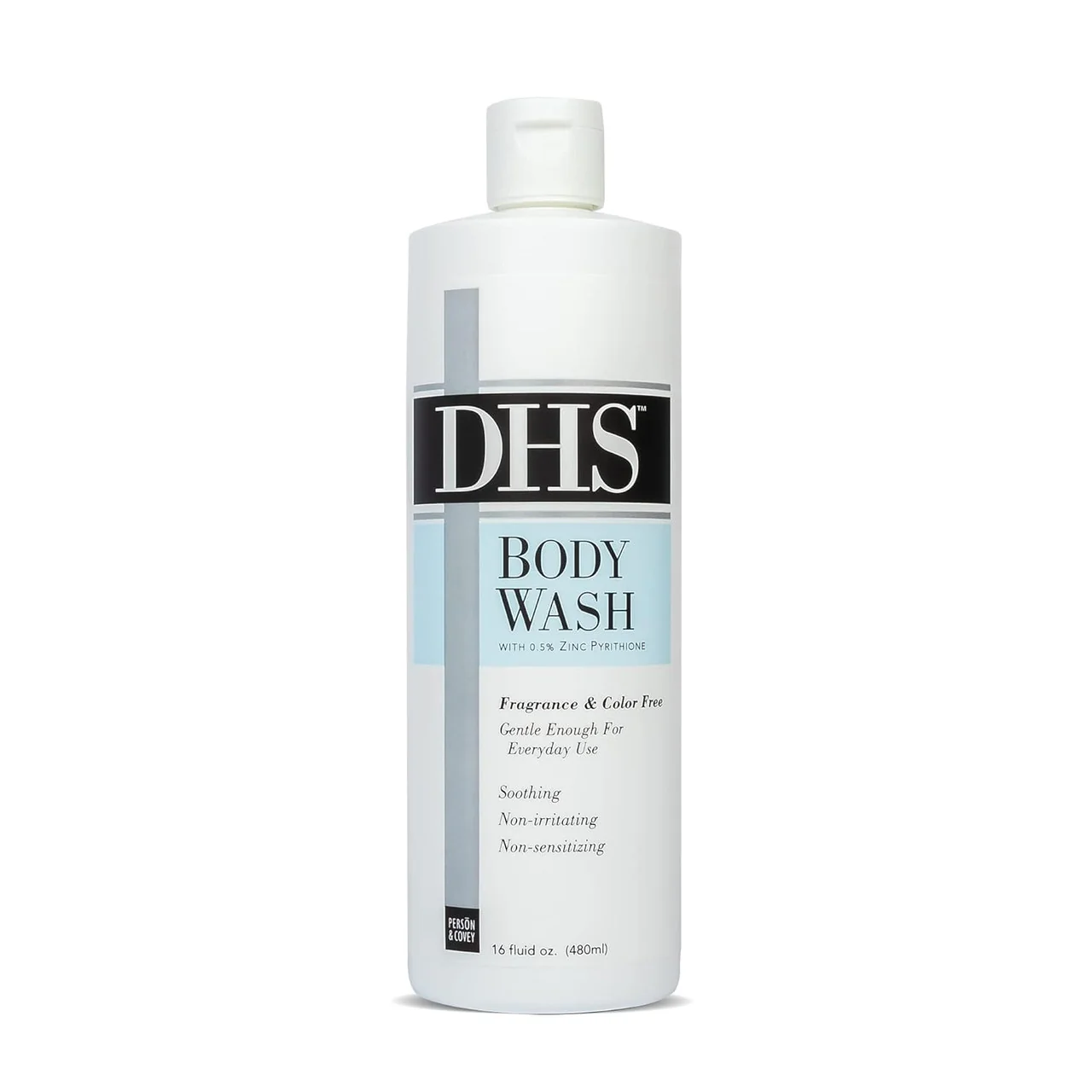 Consistent DHS Body Wash Mild Cleanser Unscented 16 Oz User-Friendly