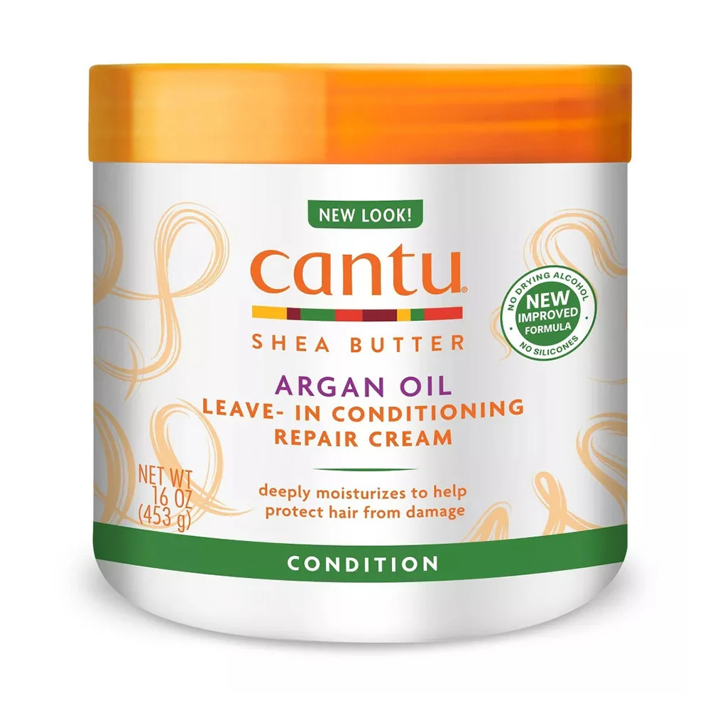 Enhanced Cantu Argan Oil Leave in Conditioning Repair Cream 16 oz Official