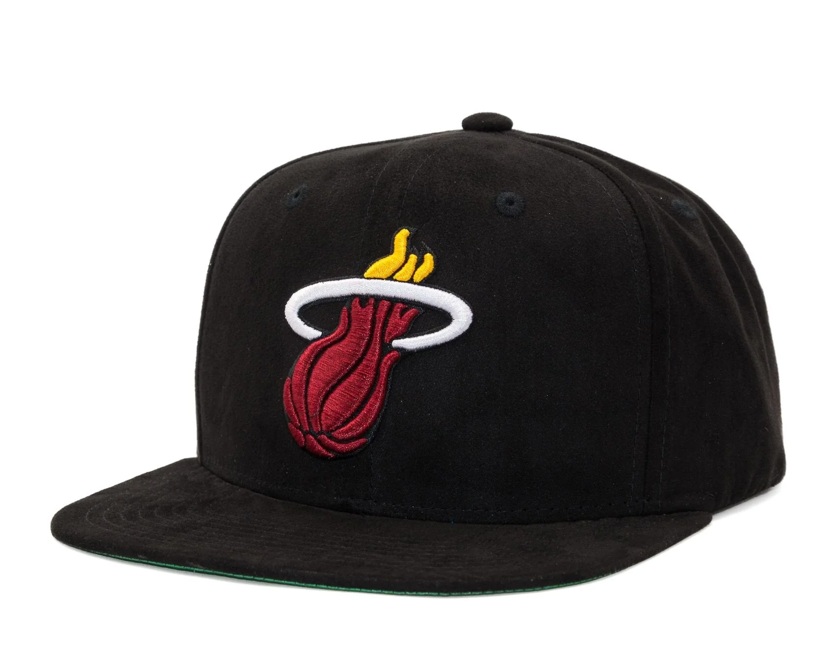 Refined Mitchell Ness Men's NBA Sweet Suede Snapback Heat Snapback Caps Selected