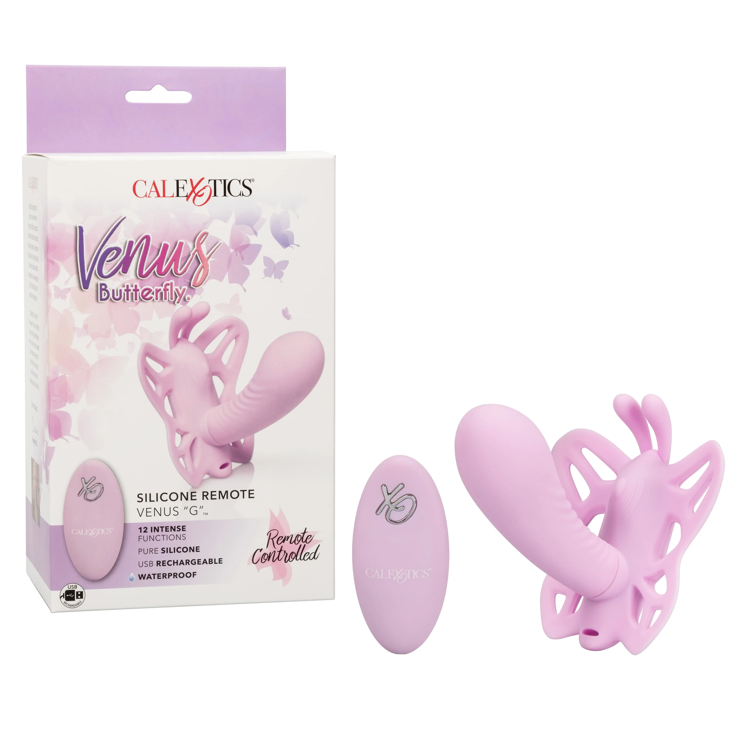 Certified CalExotics Venus Butterfly Silicone Remote Venus G Sustainable