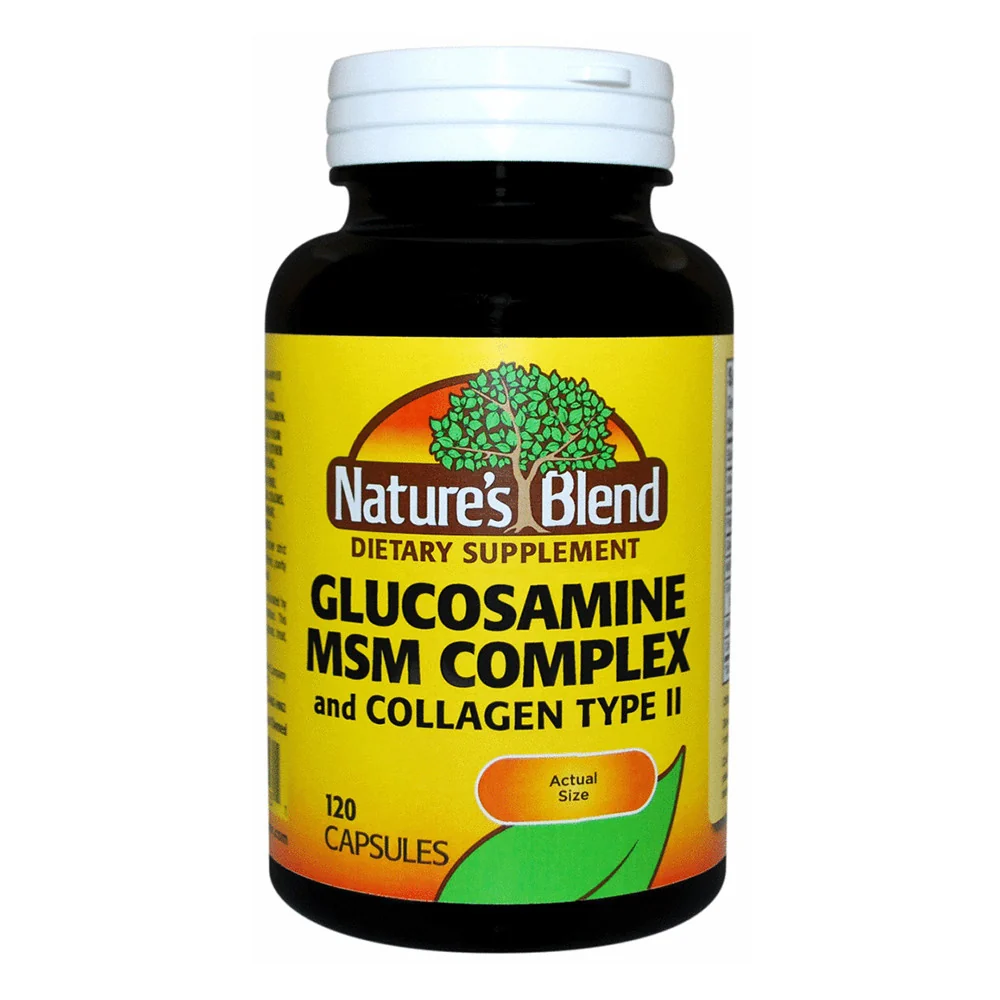 Relaxed Natures Blend Glucosamine Chondroitin Capsules 120 Ea Fast