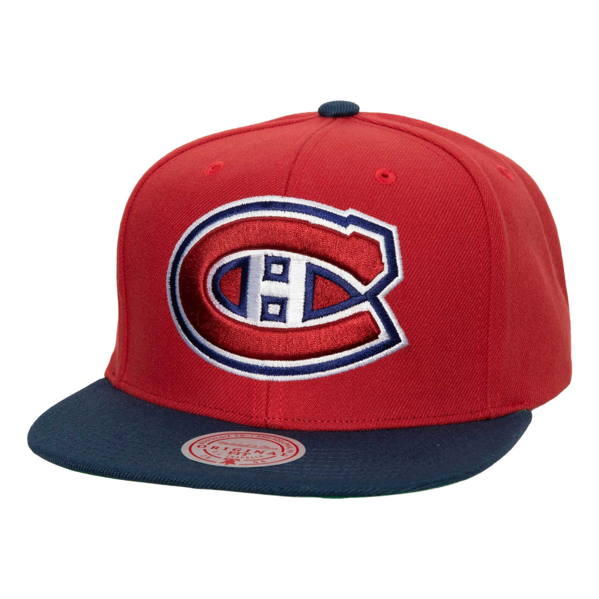 Enhanced Mitchell Ness Men's NHL Team 2 Tone 2.0 Snapback Canadiens Snapback Caps Selected