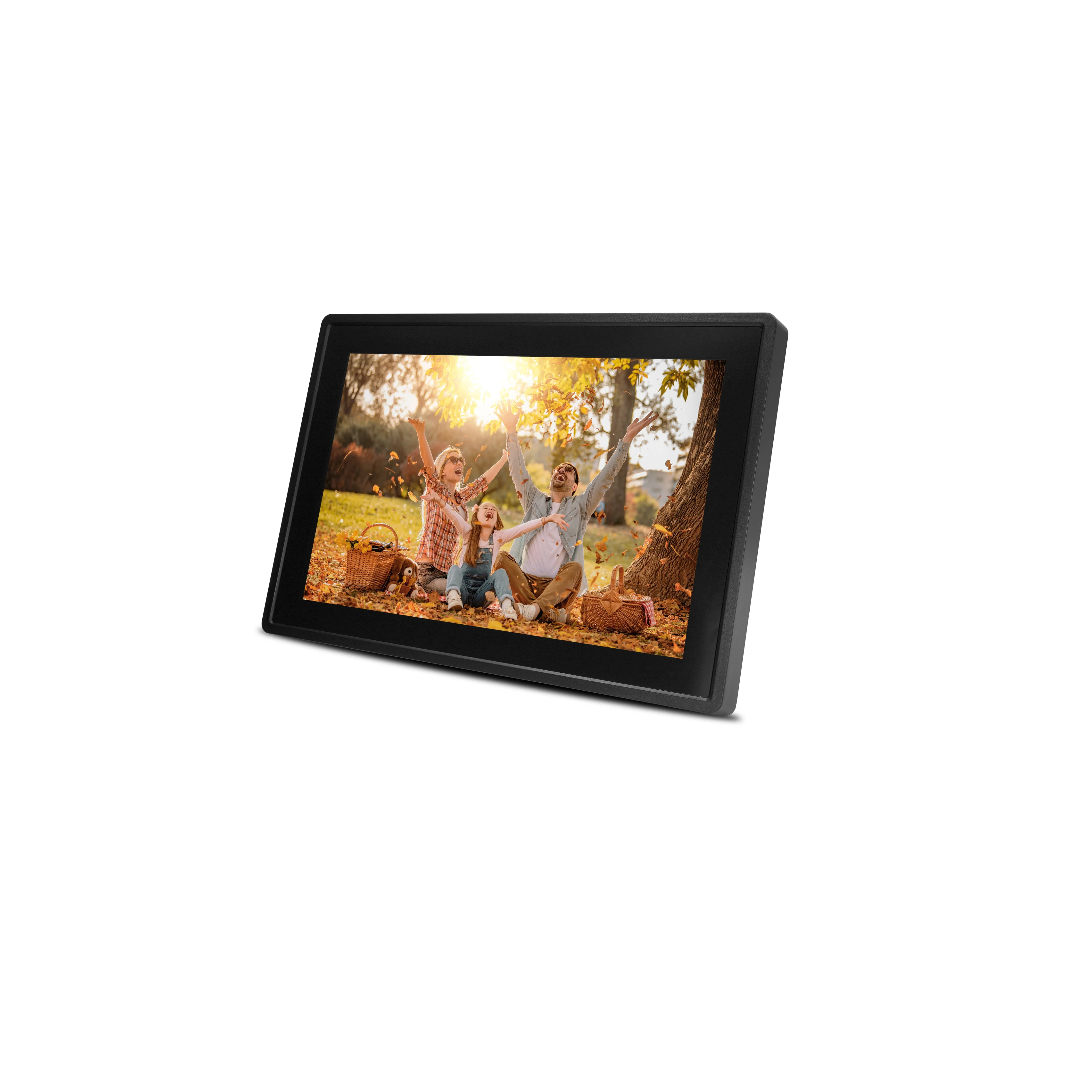 World-Class MNDPF101 10.1 Smart Photo Frame with Frameo Black Soft
