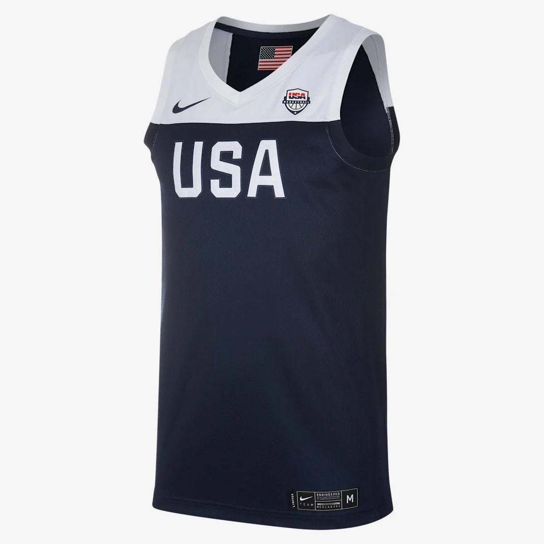 Carefully Designed Nike Men's Usa Basketball Road Jersey Jerseys Elite