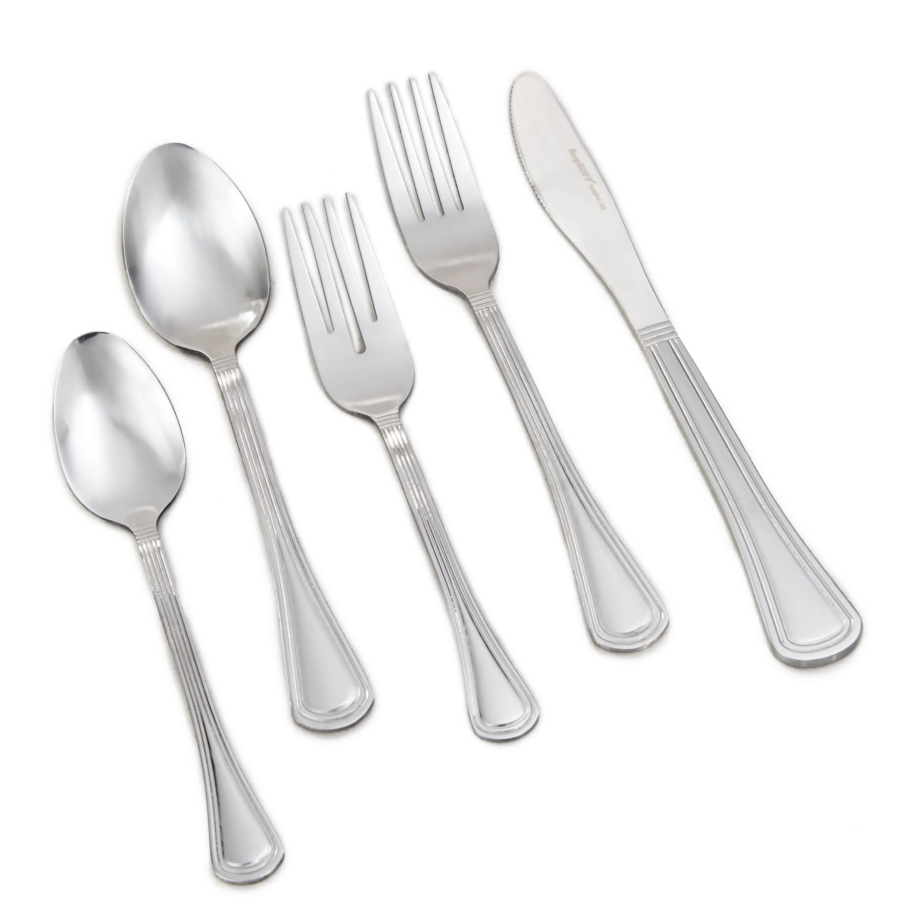 Fashionable BergHOFF Essentials 20Pc 18 10 Stainless Steel Flatware Set Polished High-Quality