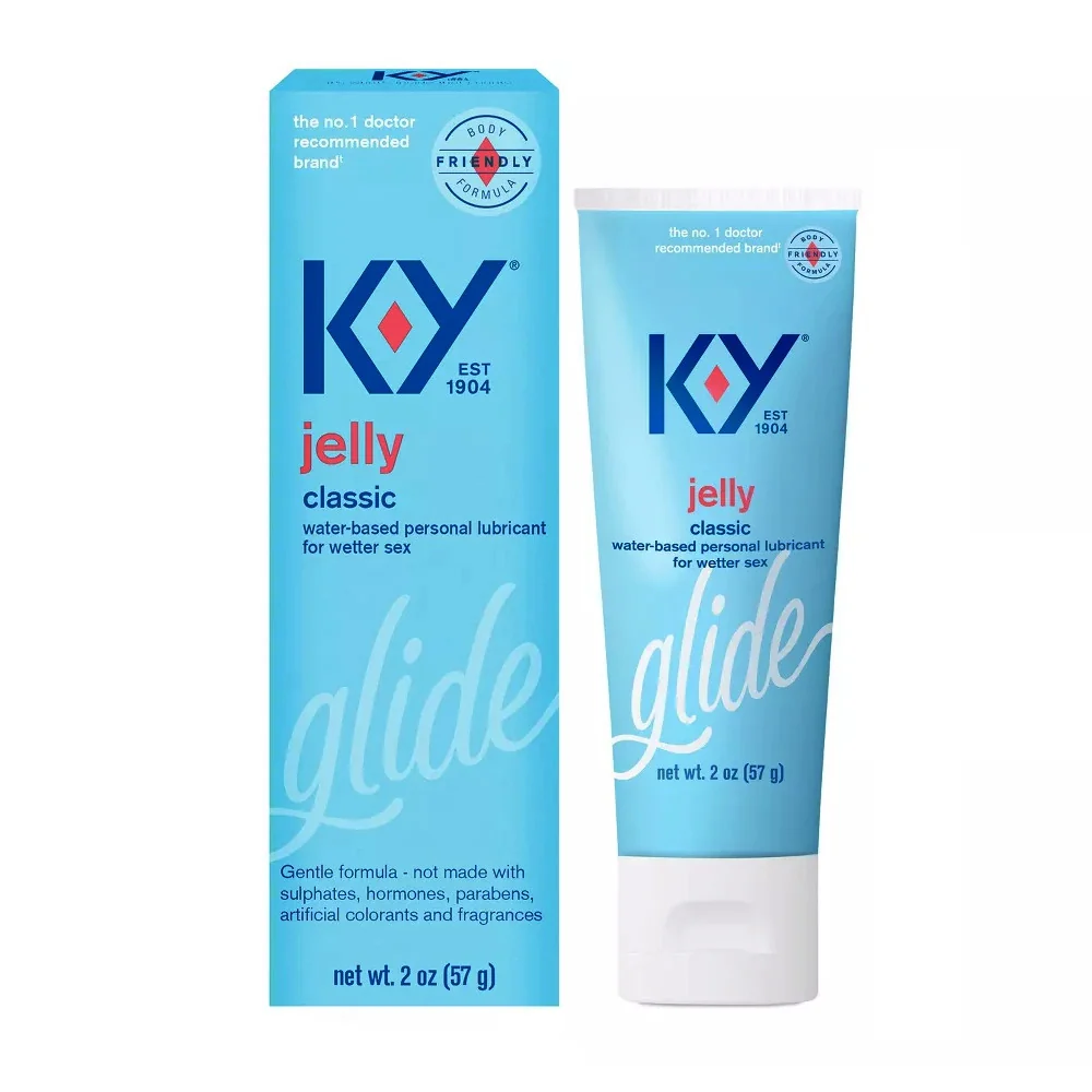 User-Friendly K-Y Jelly Classic Water Based Personal Lubricant 2 Oz Solid