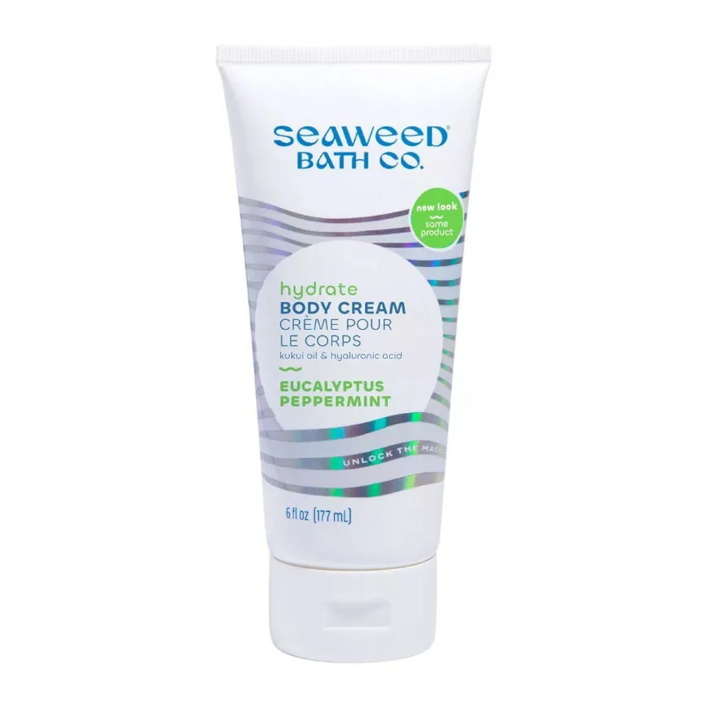 Stylish The Seaweed Bath Co Wildly Natural Seaweed Eucalyptus and Peppermint Hydrating Body Cream 6 Oz Classic