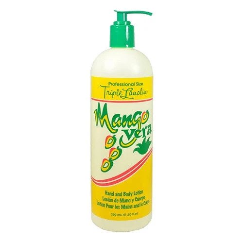 Convenient Triple Lanolin Mango Vera Hand and Body Lotion 20 Oz Trendy