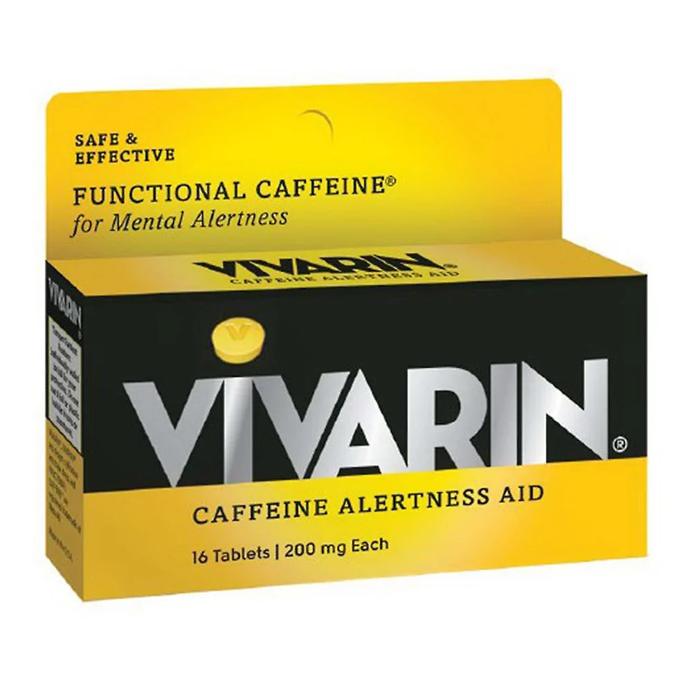 Original Design Vivarin Caffeine Alertness Aid Tablets - 16 Ea High-Grade