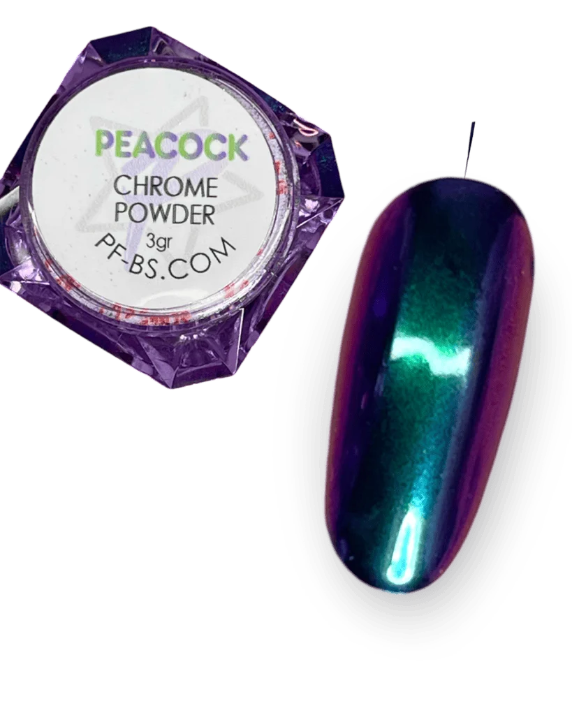 Minimalist Peacock Chrome Powder Effective