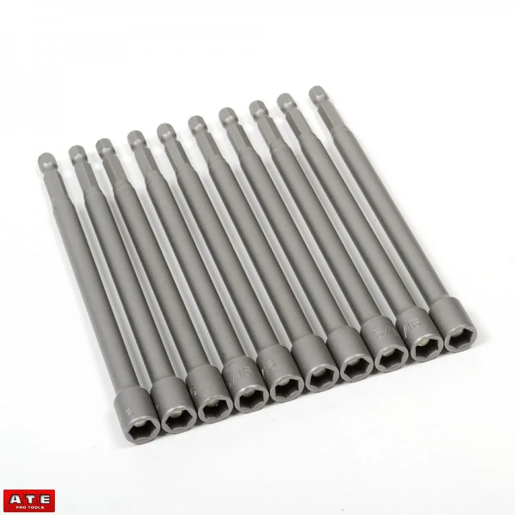 Fine Crafted 10pc Pack of 5 16 Magnetic Hex 6 Long Driver Bits Premium Material