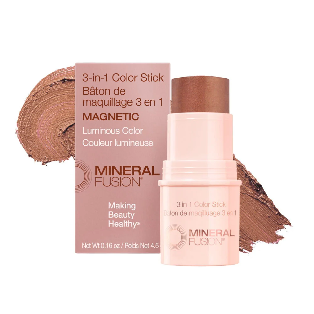 Durable Mineral Fusion 3 In 1 Color Stick Magnetic 0.16 Oz Professional