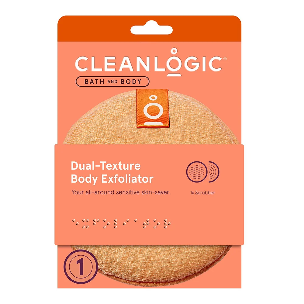 Specialty Cleanlogic Exfoliating Dual Texture Face and Body Scrubber 1 Ea Prestigious