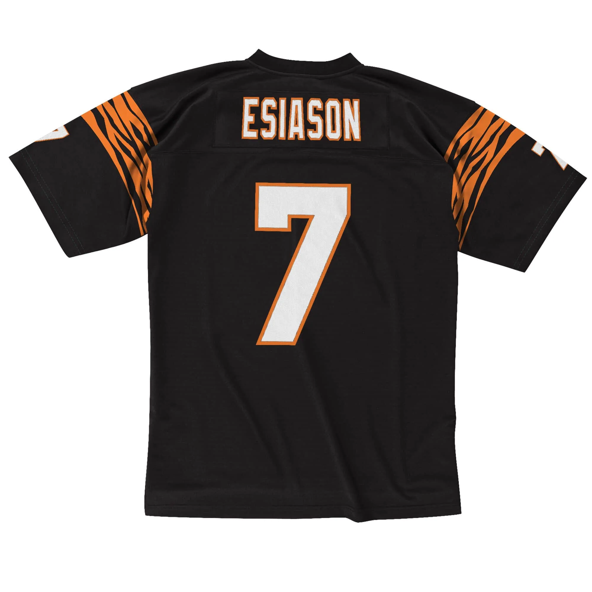 Secure Mitchell Ness Men's NFL Legacy Jersey 1989 Bengals Boomer Esiason Jerseys Superior