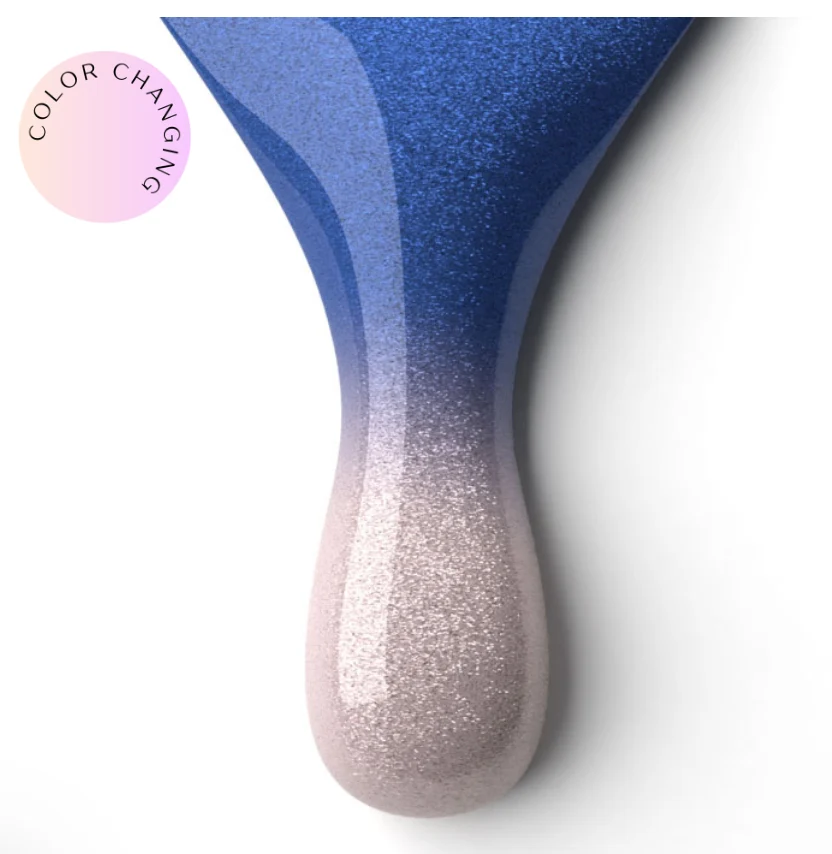Official Champagne Sky Mood Polish DUO - Gel Polish Lacquer PMMDS66 Minimalist