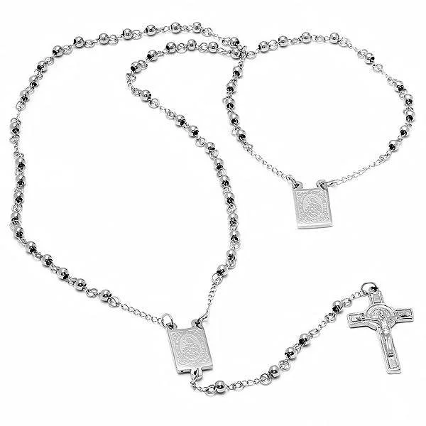 Original Stainless Steel BeadedRrosary Modern