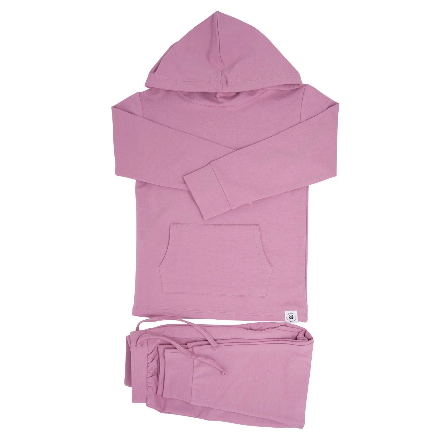 Selected Hooded Jogger Set Lotus Pink Exceptional