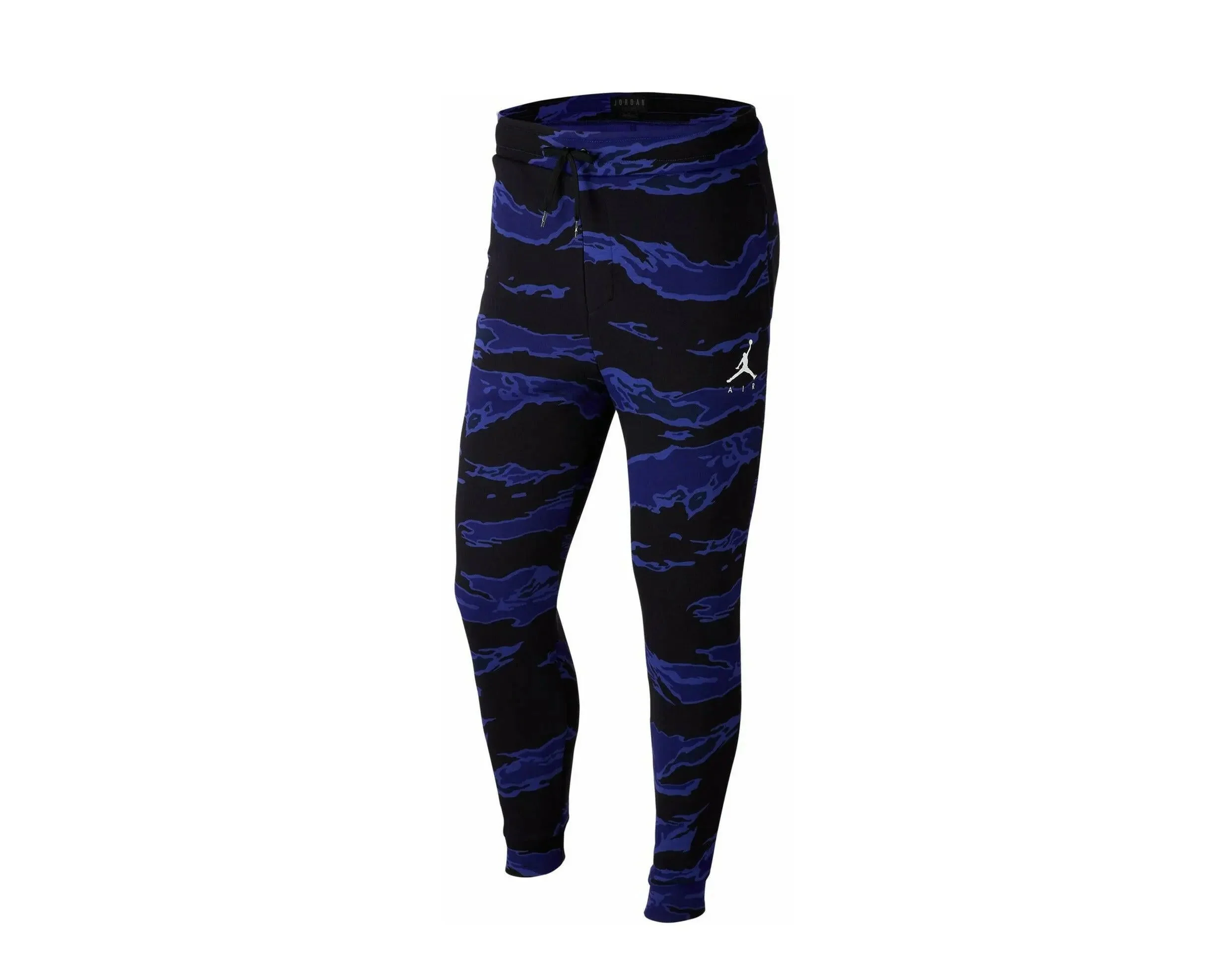 Elite Nike Sportswear Jumpman Fleece Camo Men Sweatpants Germain Blue Camo Enhanced