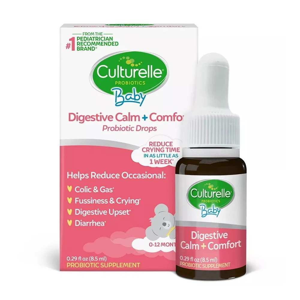 Top-Quality Culturelle Baby Calm Plus Comfort Probiotics Plus Chamomile Drops Helps Reduce Fussiness And Crying 0.29 oz Premium