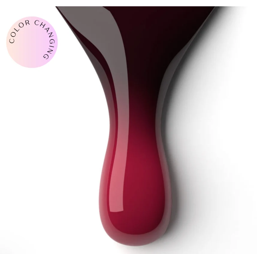 Elite Crimson Nightfall Mood Polish DUO - Gel Polish Lacquer PMMDS18 Top-Quality