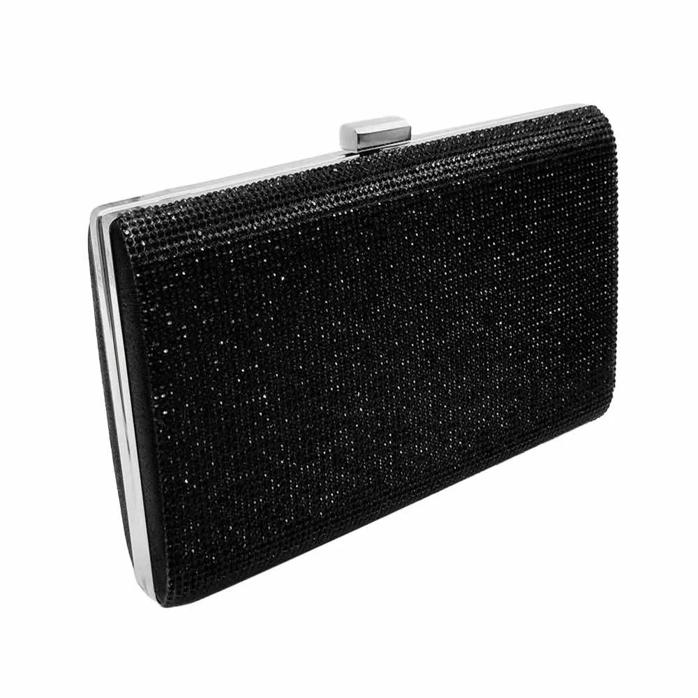 Natural Crystal Shimmery Evening Clutch Bag Organic