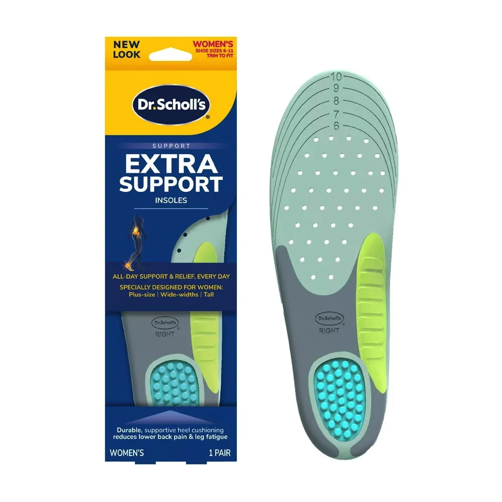 Fine Dr Scholls Extra Support Pain Relief Orthotics Trim To Fit Inserts Insoles For Women Size 6-11 1 pair Fine Crafted