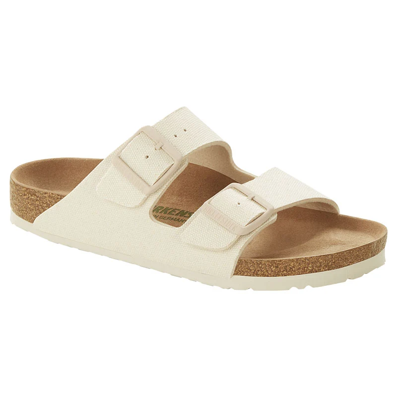 World-Class Birkenstock Arizona Vegan Textile Sandals Green