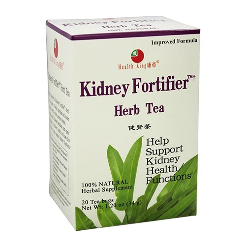 Detailed Health King Kidney Fortifier Herb Tea Herbal Supplement 20 Tea Bags User-Friendly