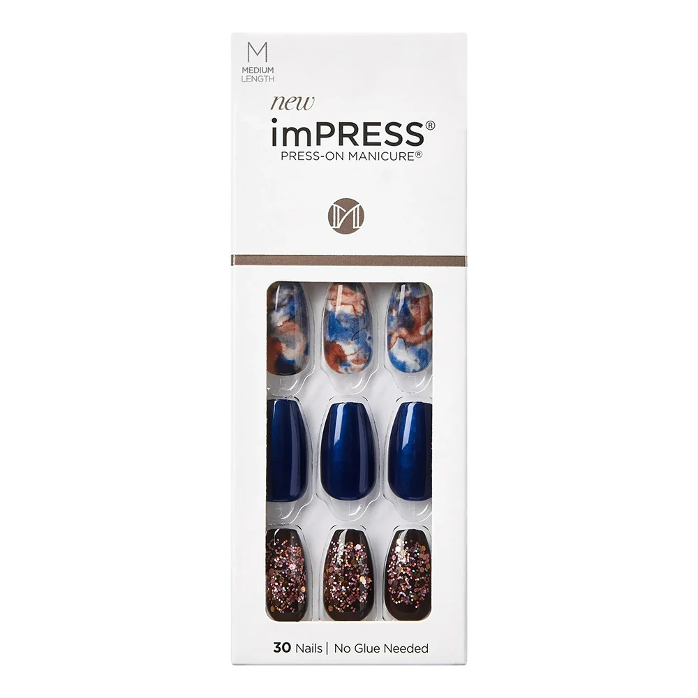 Detailed Kiss impress Press-On Manicure Fake Nails 30 Ea Optimized