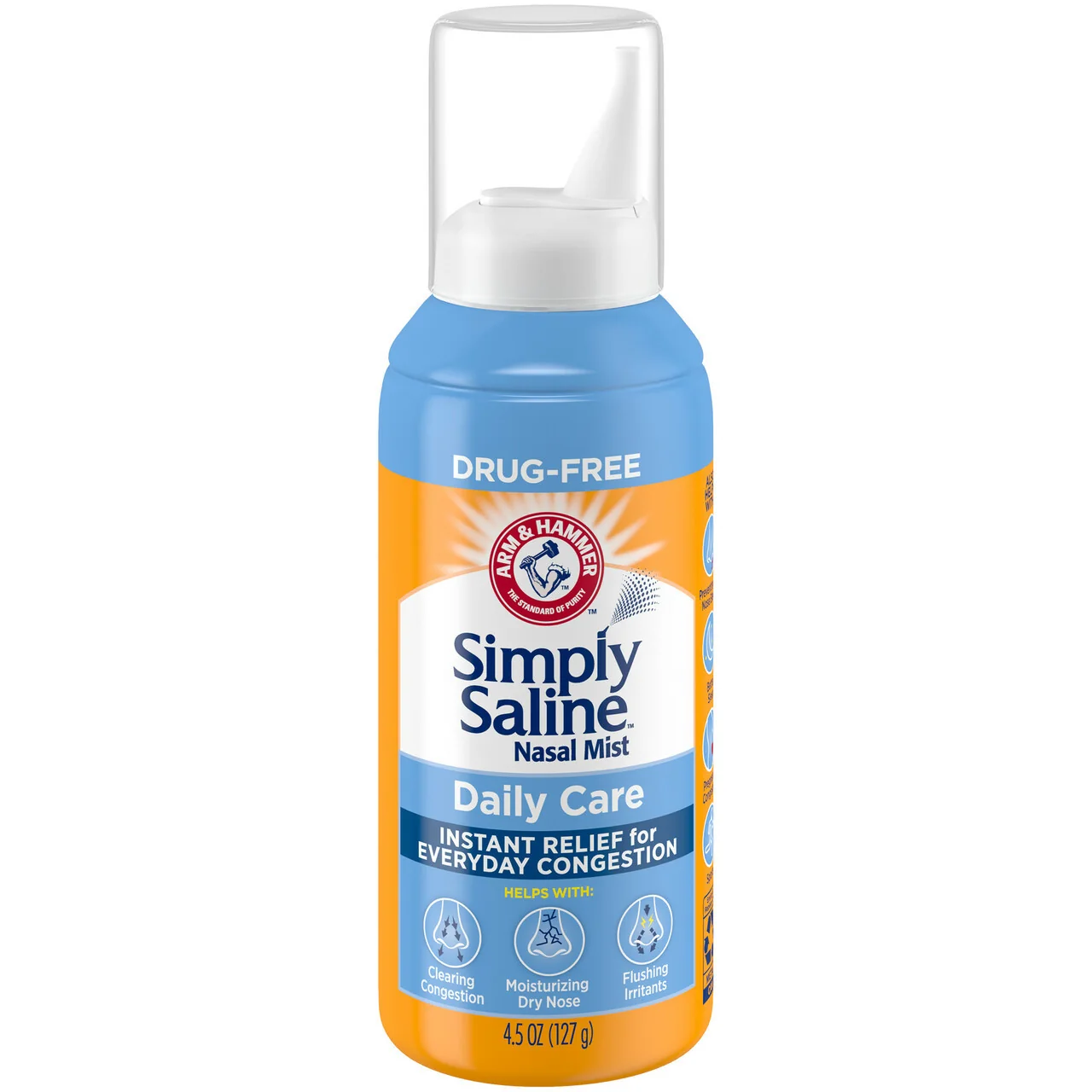 Classic Simply Saline Sterile Saline Nasal Mist 4.5 Oz Original