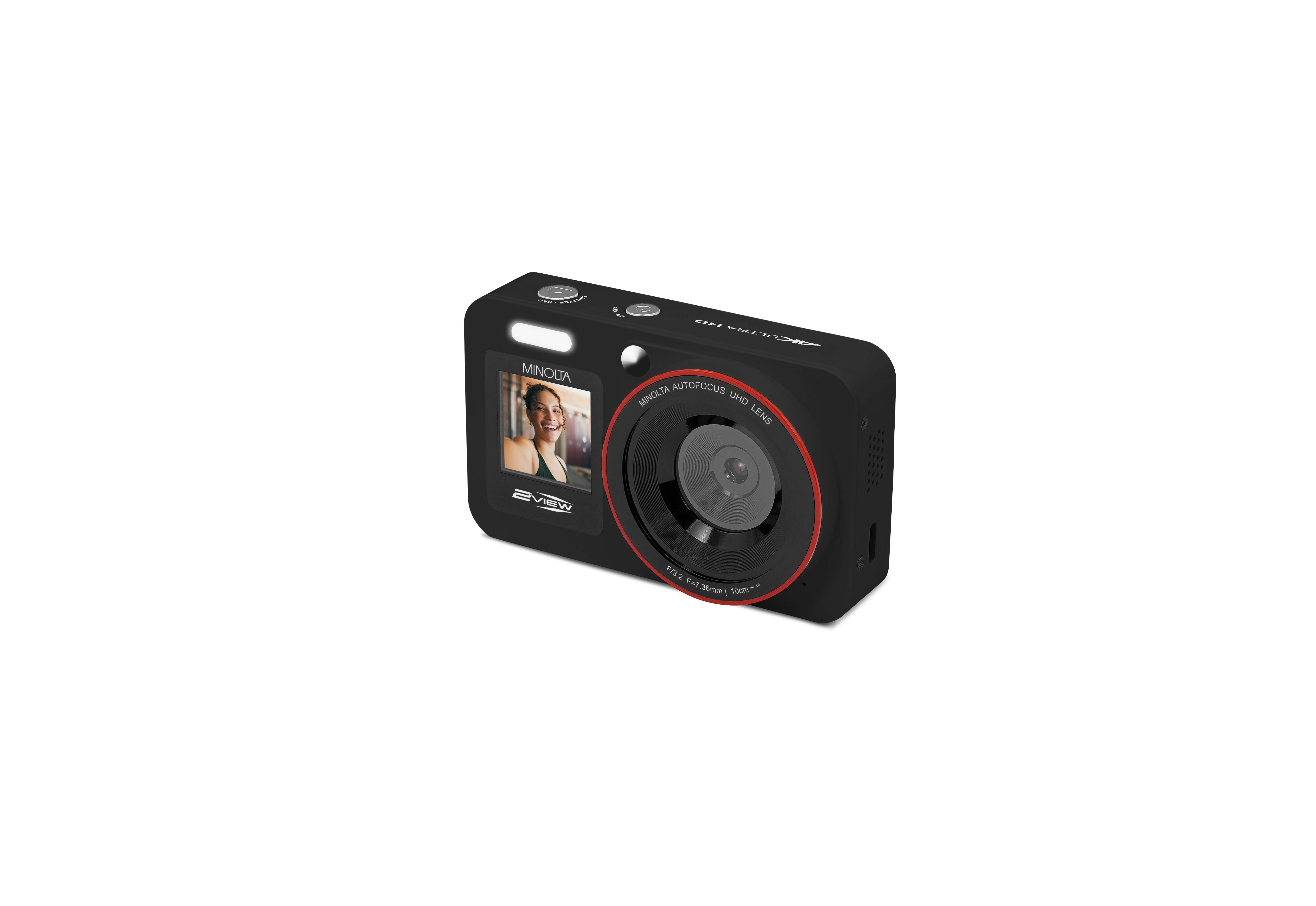Stylish 2VIEW® MND33 64MP 4K UHD Dual Screen Camera Fast