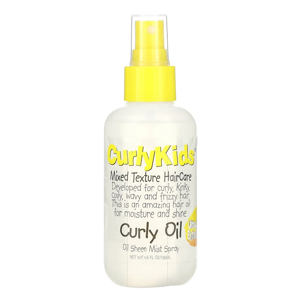 Refined Curly Kids Oil Sheen Mist Spray 4.6 Oz Fine