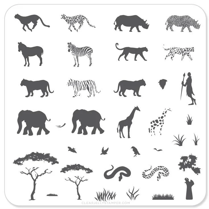 Organic Out of Africa CjS-15 - CJS Small Stamping Plate Long-Lasting