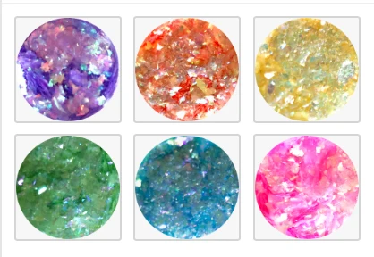 Detailed ICY Candy Chrome Set of 6 Recyclable
