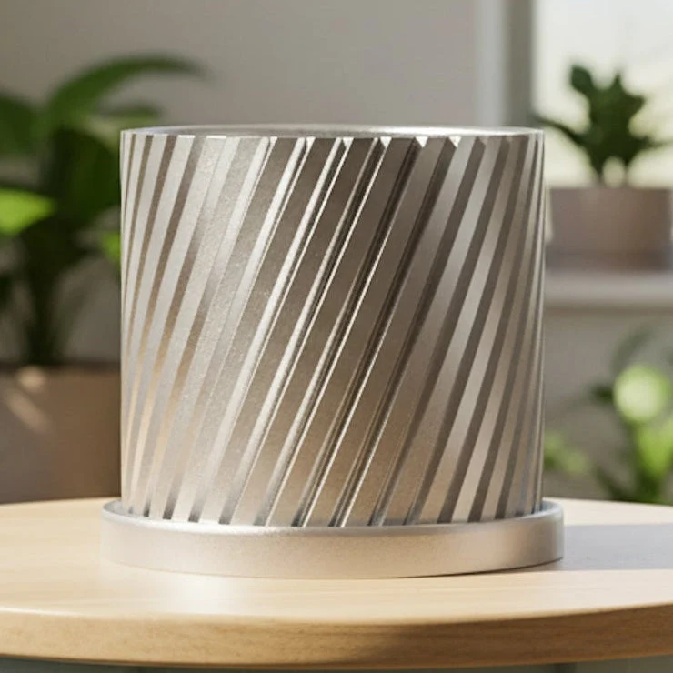 Contemporary Full Spiral Planter Selected