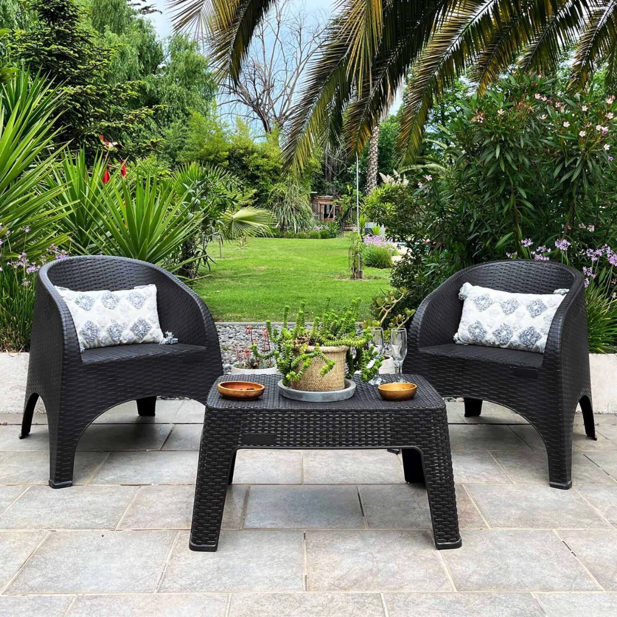 Proven Espresso 3–piece chair and table set Expertly Made