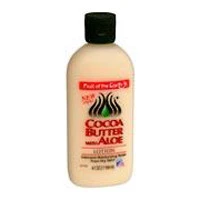 High-Quality Fruit Of The Earth Cocoa Butter With Aloe Lotion - 4 Oz Convenient