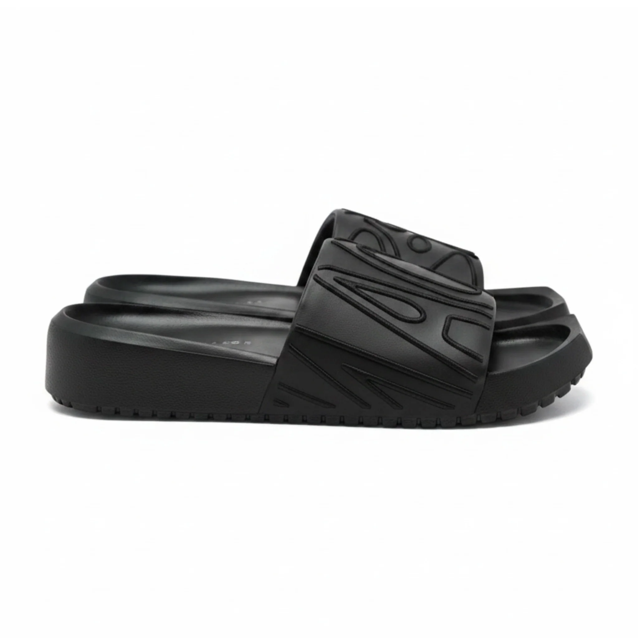 Original Design Air Jordan Nola Slides - Triple Black Responsible