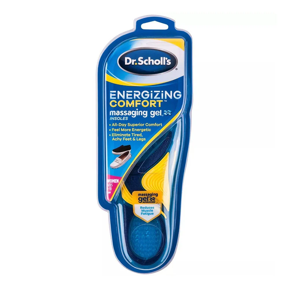 Reliable Dr Scholls Comfort And Energy Massaging Gel Advanced Insoles For Women Size 6-10 1 Pair Dependable