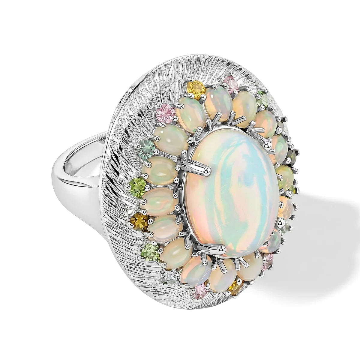 Clean HomeJewelryRingsHalo Rings 7764291 Premium