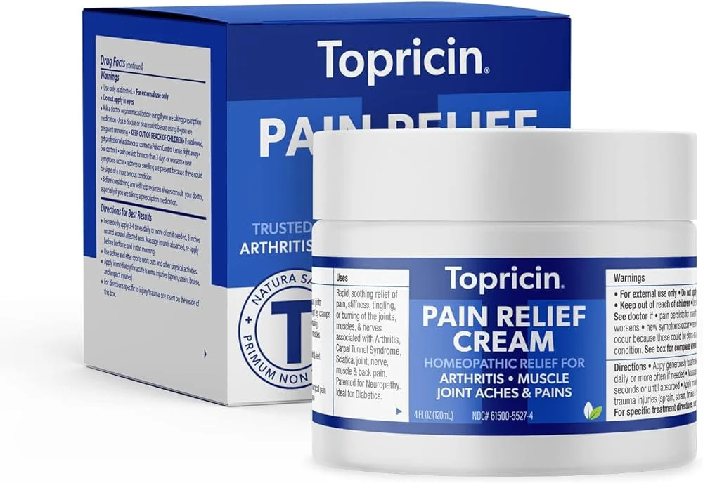 Environmentally Friendly Topricin Cts Carpal Tunnel Syndrome Anti-Inflammatory Pain Relief Cream 4 Oz Sustainable