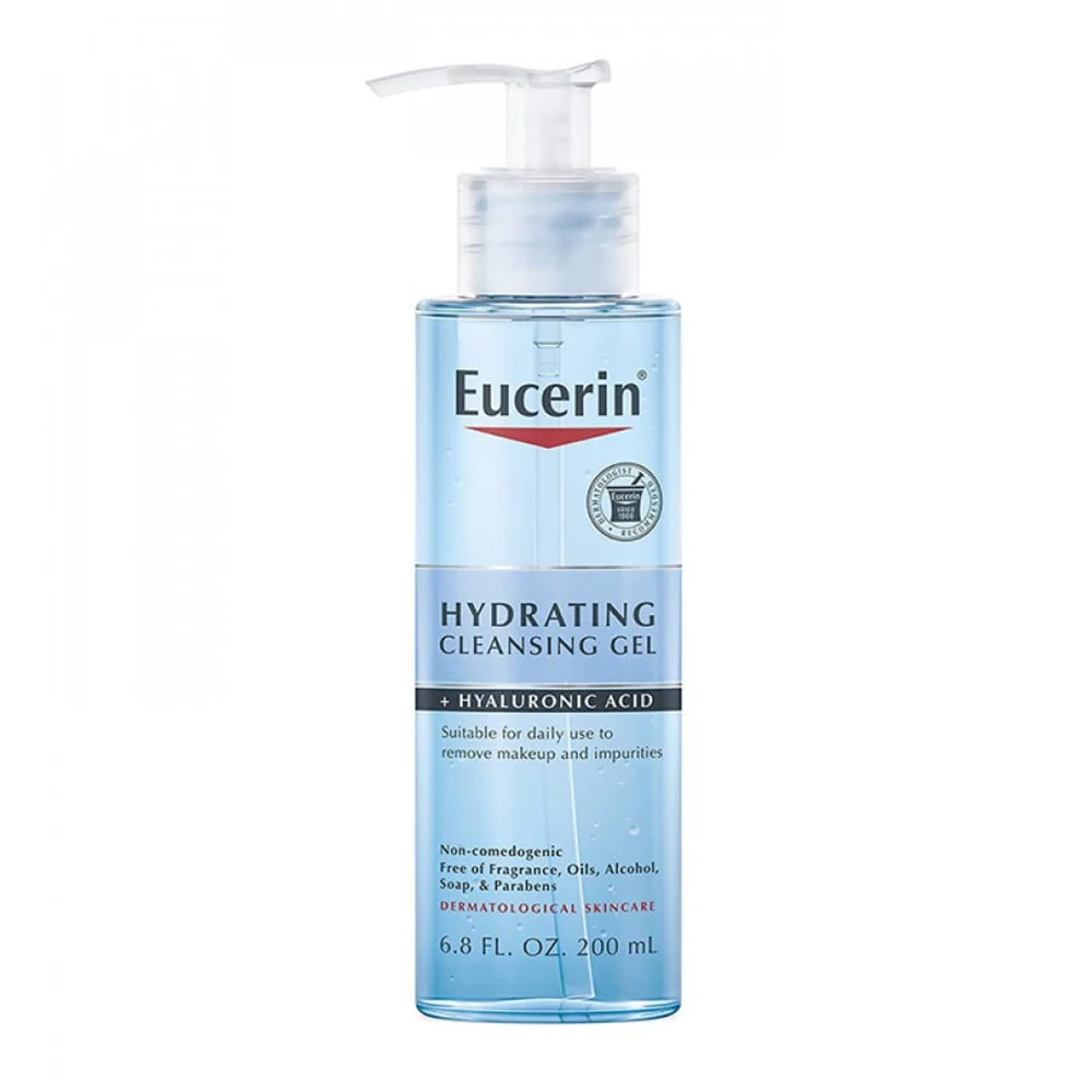 Traditional Eucerin Hydrating Cleansing Gel Daily Facial Cleanser 6.8 Oz Excellent