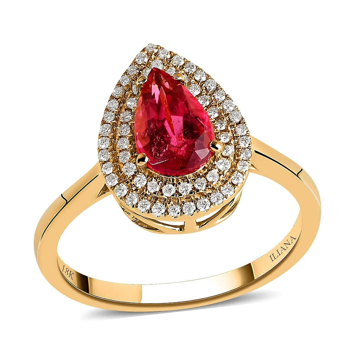Stylish HomeJewelryRingsHalo Rings 7139919 Excellent