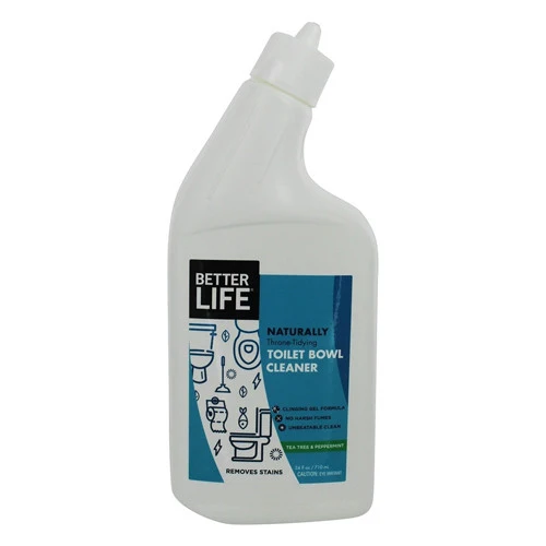 High-Performance Better Life Natural Toilet Bowl Cleaner with Tea Tree and Peppermint Clinging Gel Formula 24 OZ Healthy