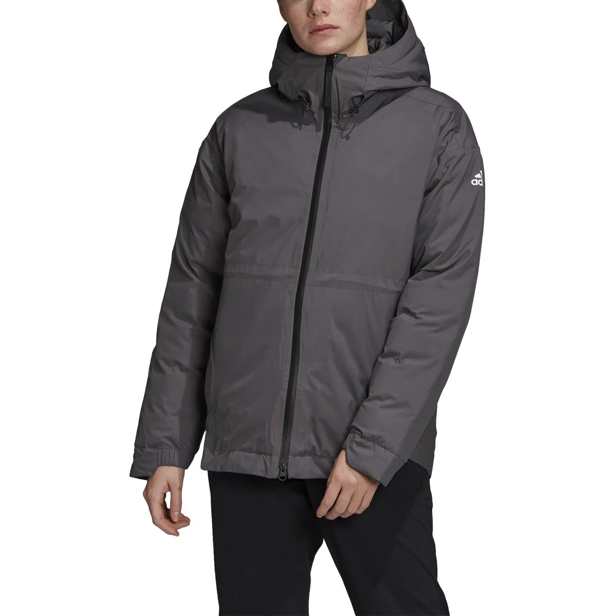 Detailed adidas Women's Traveer Insulated Rain.Rdy Jacket Elite