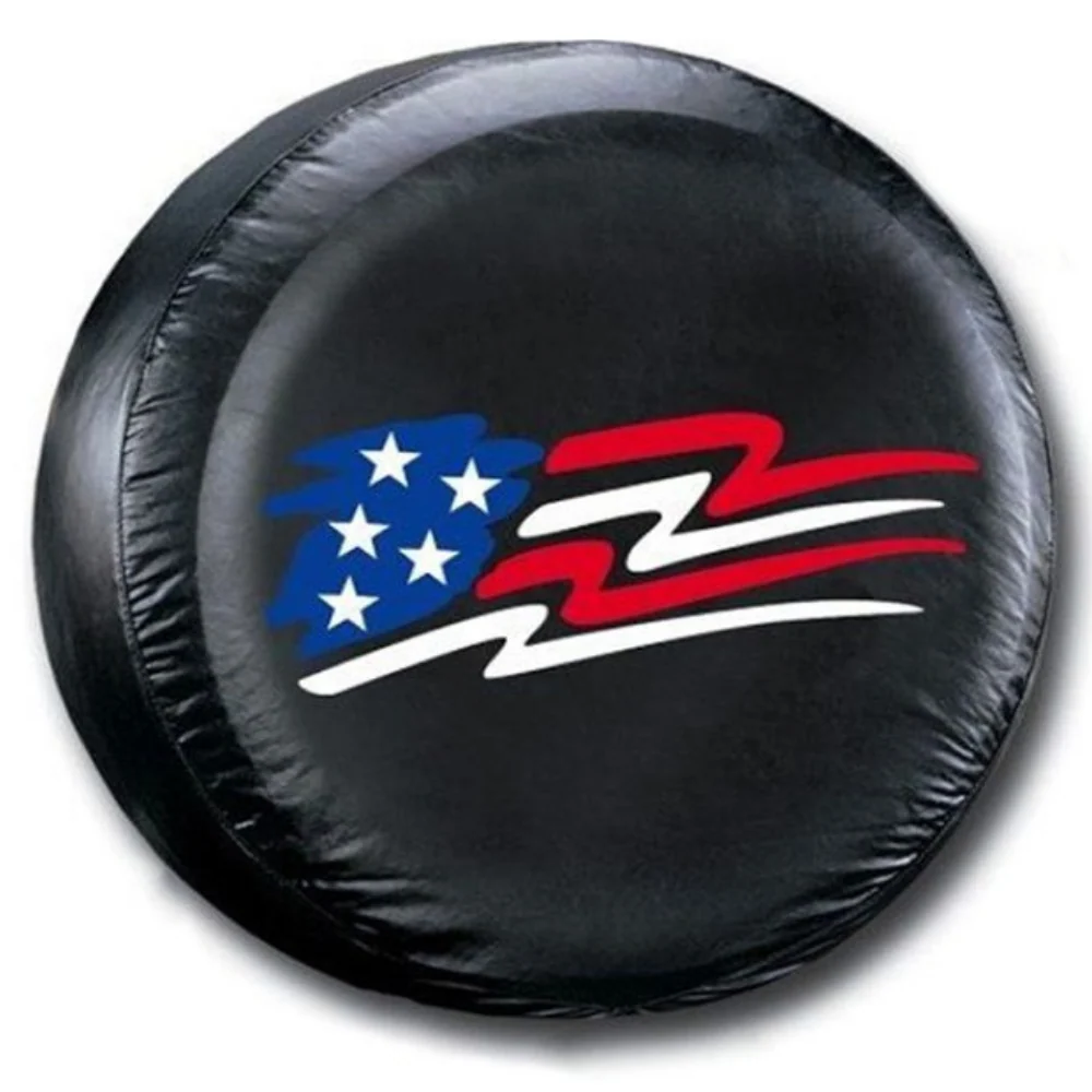 Outstanding Premium American Flag Jeep Wrangler Spare Tire Cover Next-Generation
