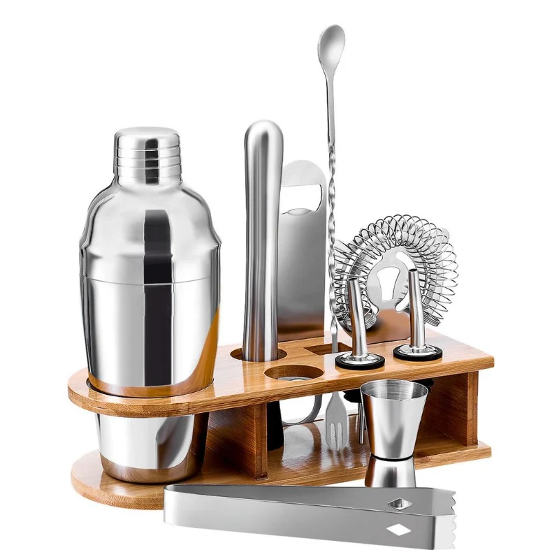 Long-Lasting All In One Cocktail Shaker Bartender Kit 10 pcs World-Class