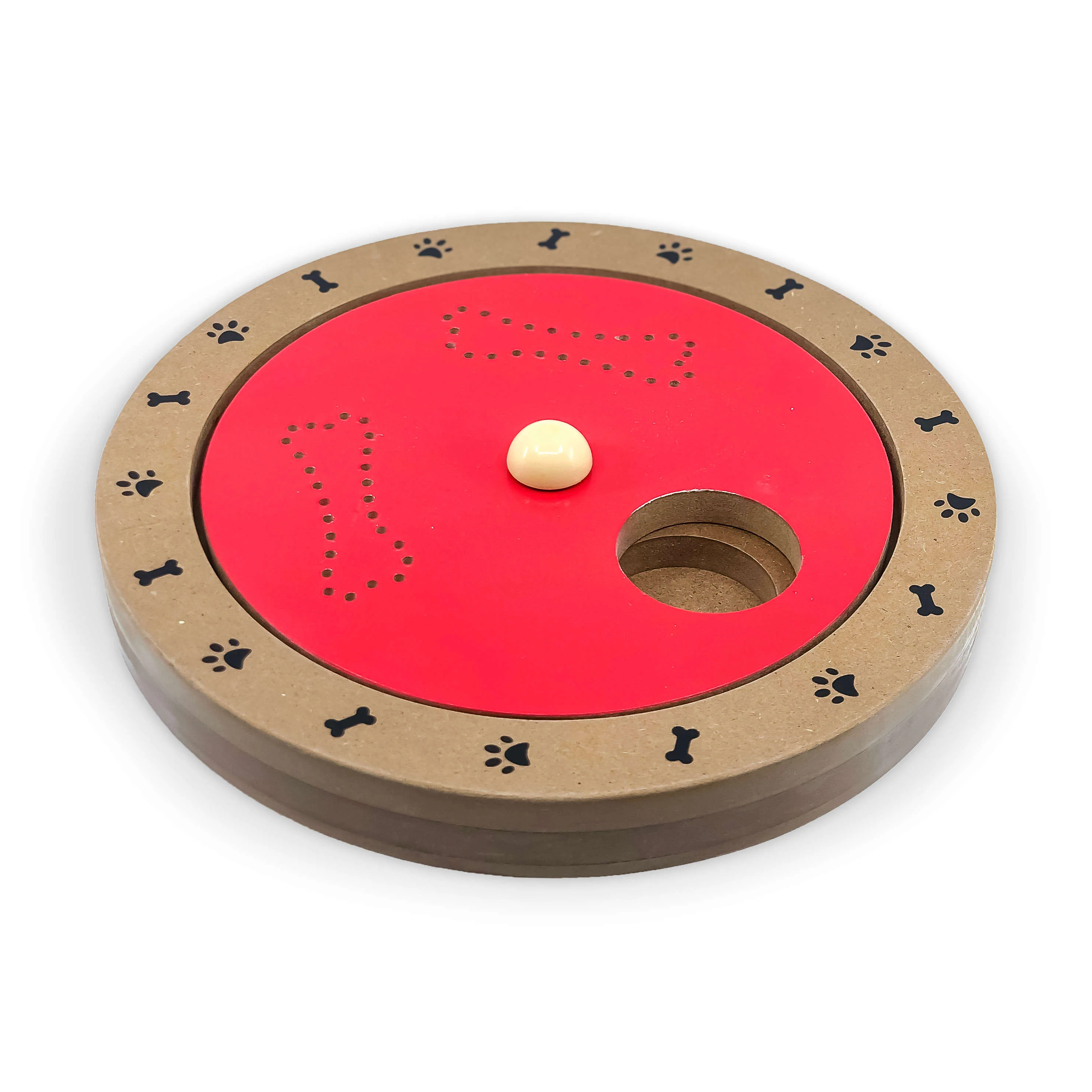 Eco-Friendly Brainiac Spin-O-Rama Treat Dispensing Pet Toy Exclusive