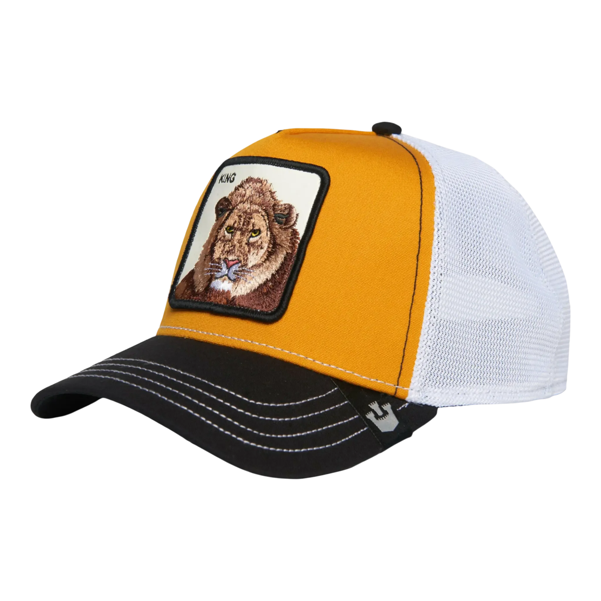Advanced Goorin Bros MVP Lion Women Trucker Hat Yellow Comfortable